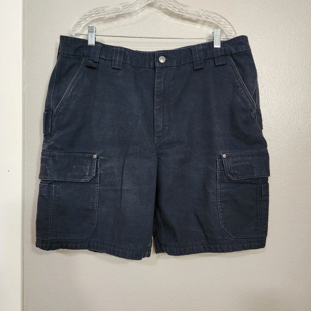 Duluth Trading Men's‎ Shorts Cargo Size 40 Blue *Measured size 39*